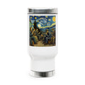 Starry Night Commuter Travel Mug  Van Gogh-Inspired 14oz Stainless Steel with Handle