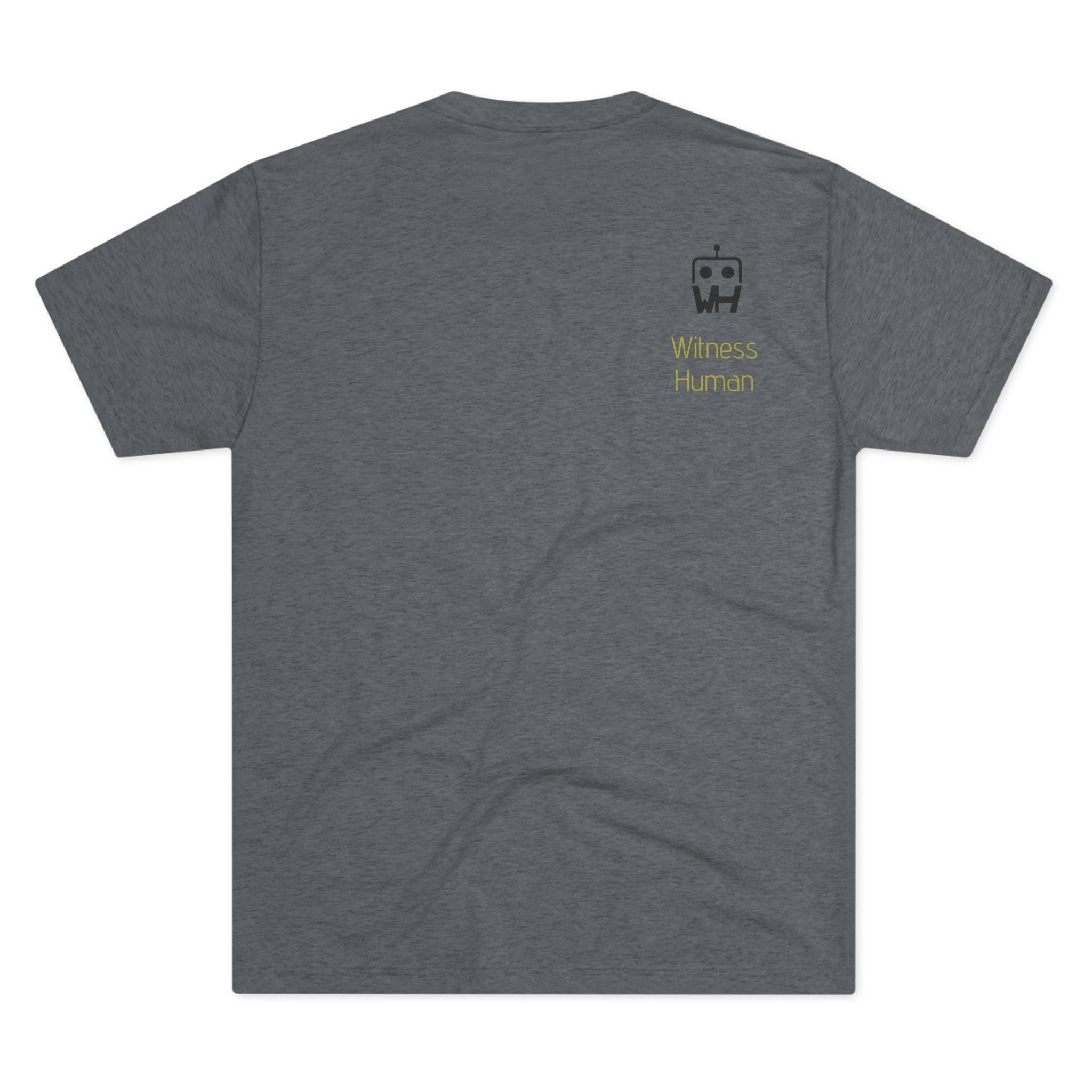 Sunset Robot Beach T‑Shirt — Wilderness Human Graphic Tee