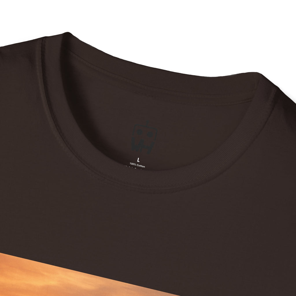 Sunset Surfer T-Shirt — Witness Human Beach Sunset Photography Tee