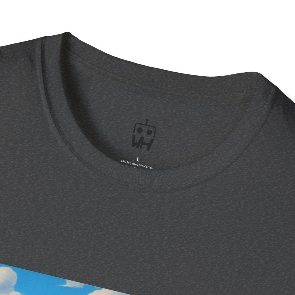 Renaissance Ladies Graphic T-Shirt — Vintage Blue Virgin Mary Art Tee
