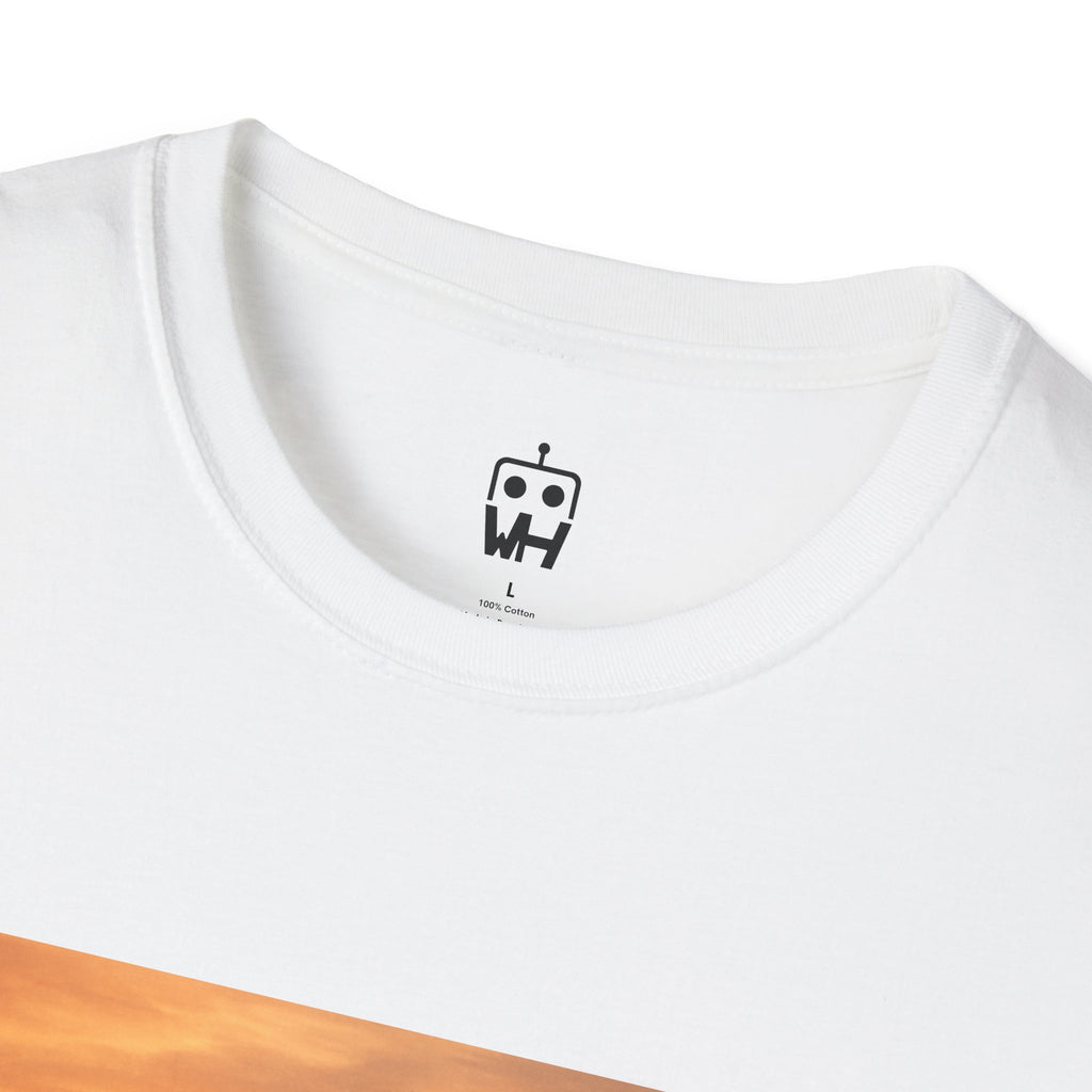 Sunset Surfer T-Shirt — Witness Human Beach Sunset Photography Tee