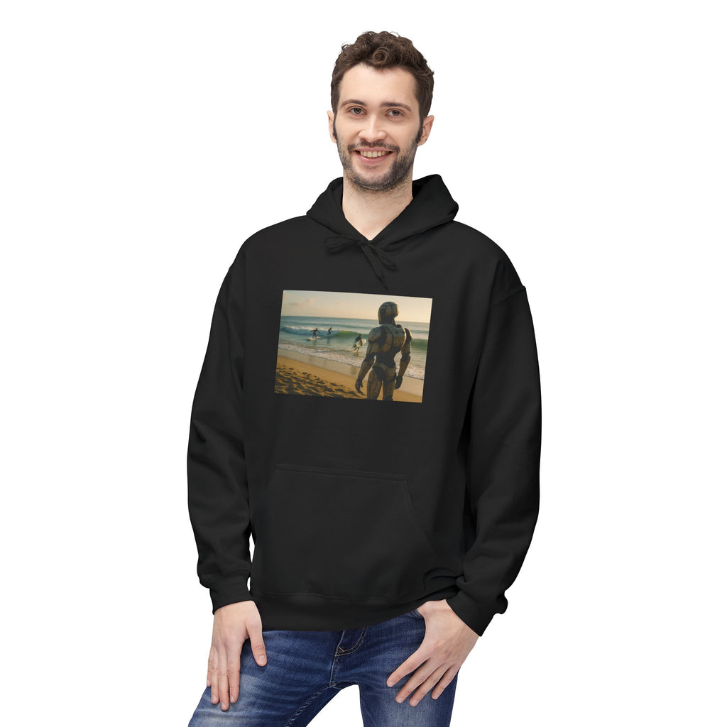 Beach Snapshot Hoodie — Vintage Surf Photo Pullover