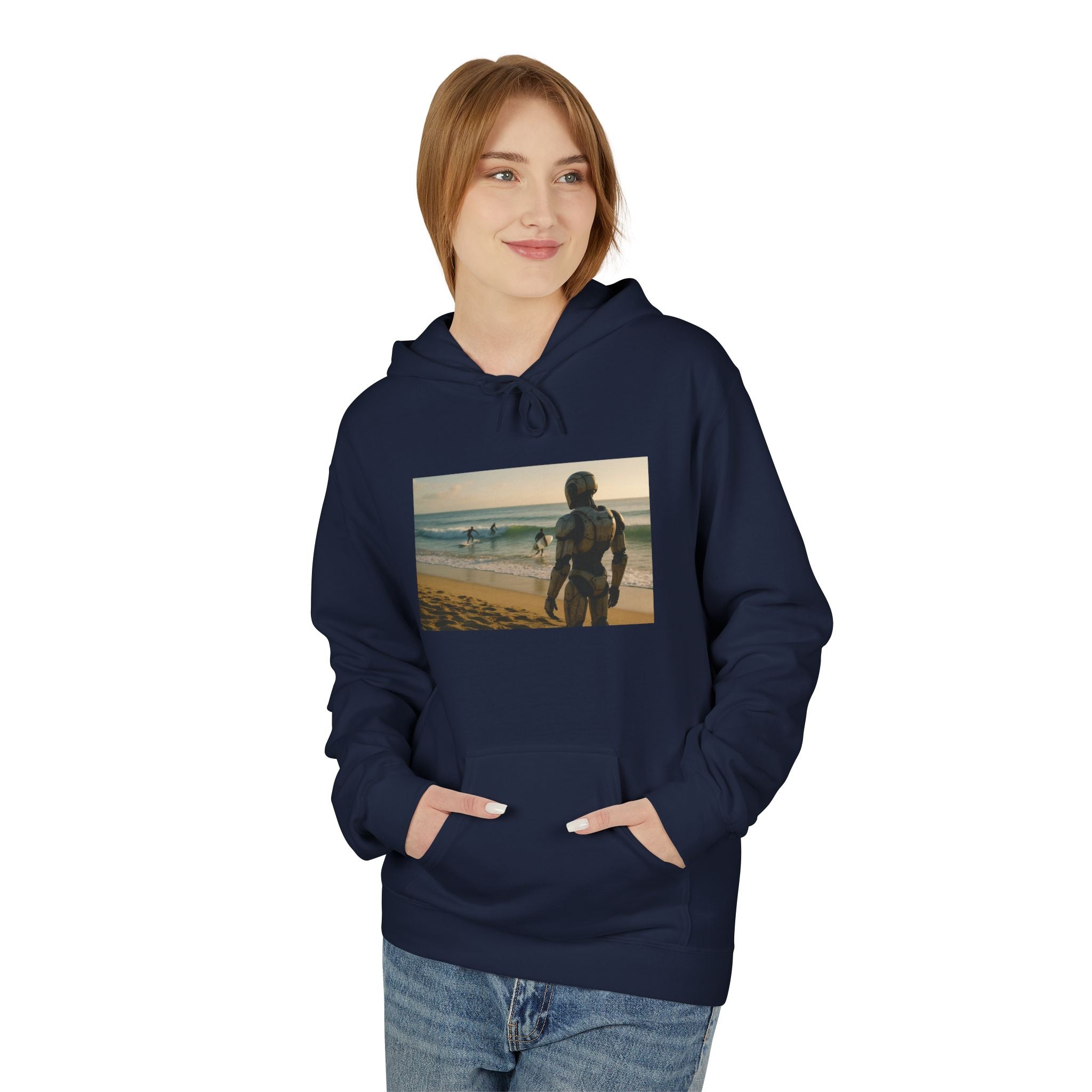 Beach Snapshot Hoodie — Vintage Surf Photo Pullover
