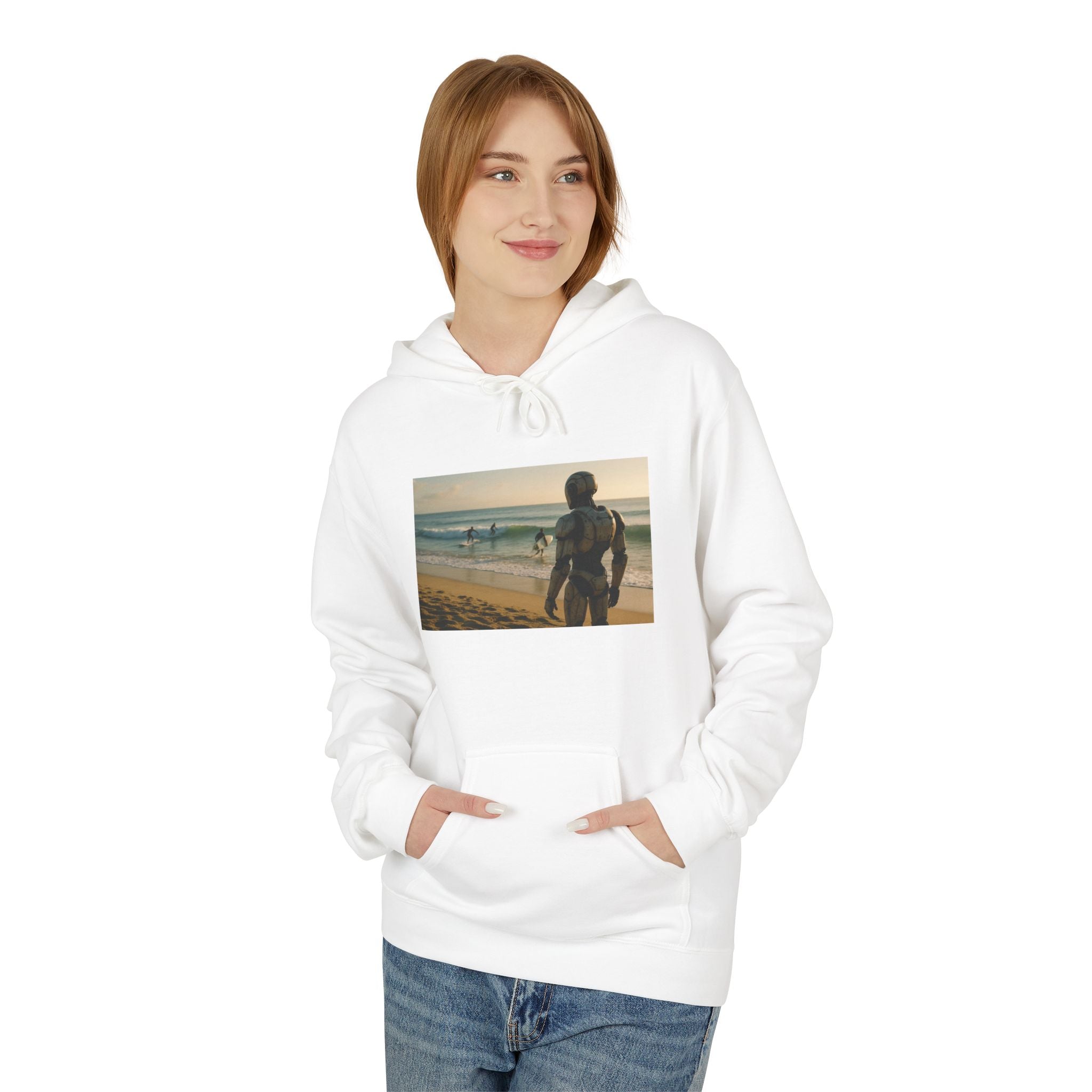 Beach Snapshot Hoodie — Vintage Surf Photo Pullover