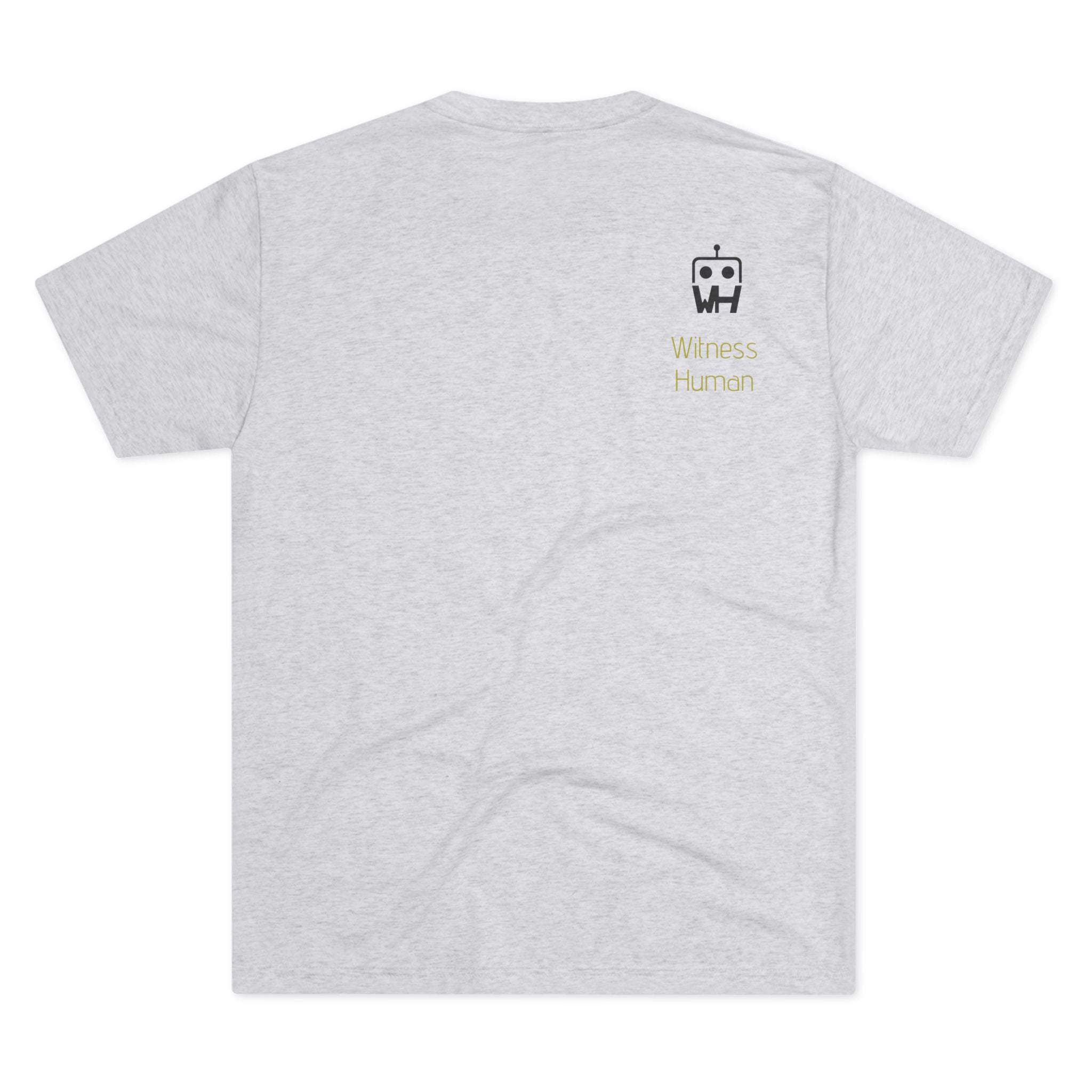 Sunset Robot Beach T‑Shirt — Wilderness Human Graphic Tee