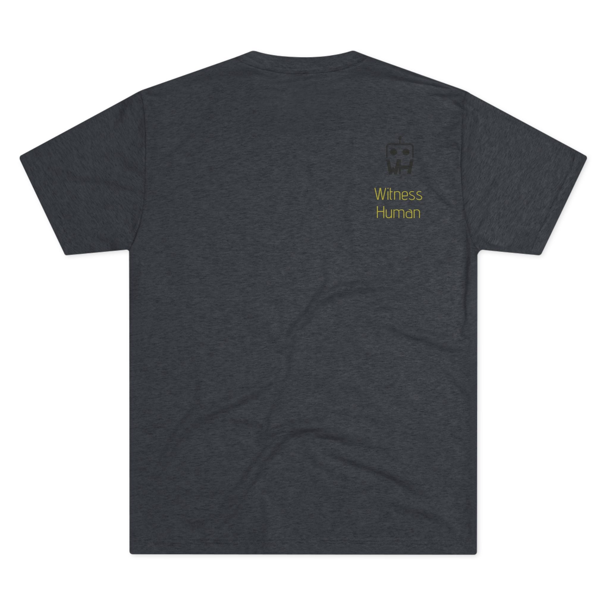 Sunset Robot Beach T‑Shirt — Wilderness Human Graphic Tee
