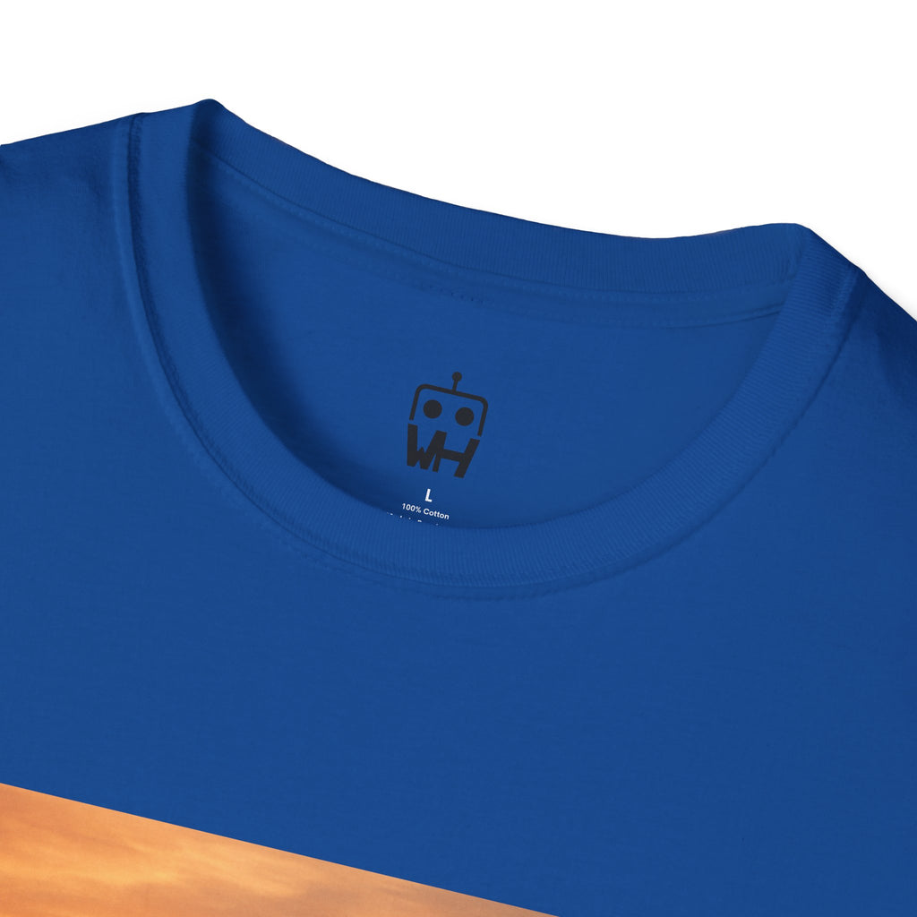 Sunset Surfer T-Shirt — Witness Human Beach Sunset Photography Tee