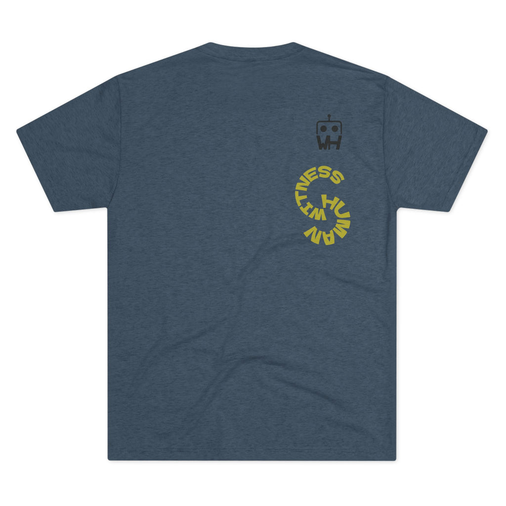 Surf Robot Graphic Tee — Vintage Beach Scene Crew T‑Shirt
