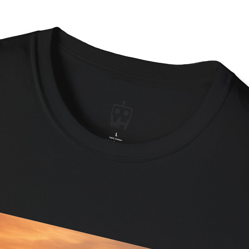Sunset Surfer T-Shirt — Witness Human Beach Sunset Photography Tee
