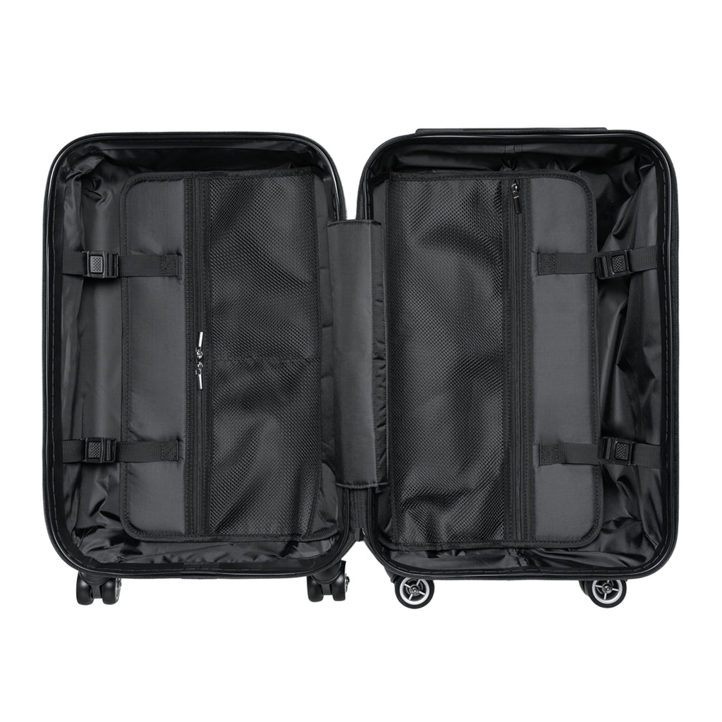 People Staring at Their Cell Phones — Van Gogh-Inspired Rolling Luggage