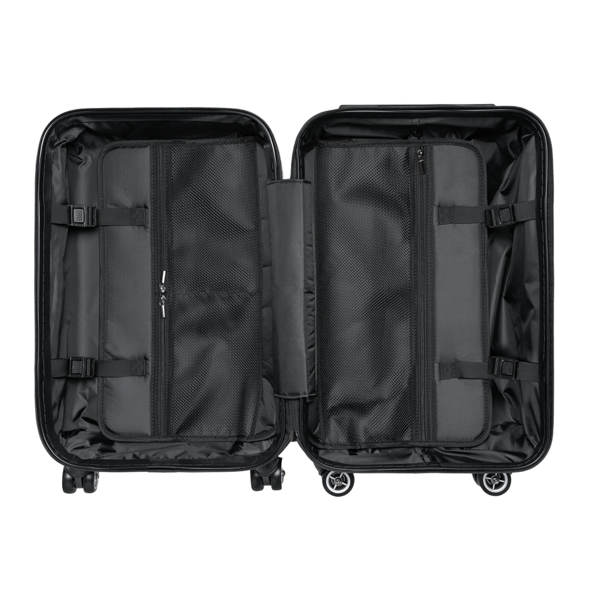 People Staring at Their Cell Phones — Van Gogh-Inspired Rolling Luggage