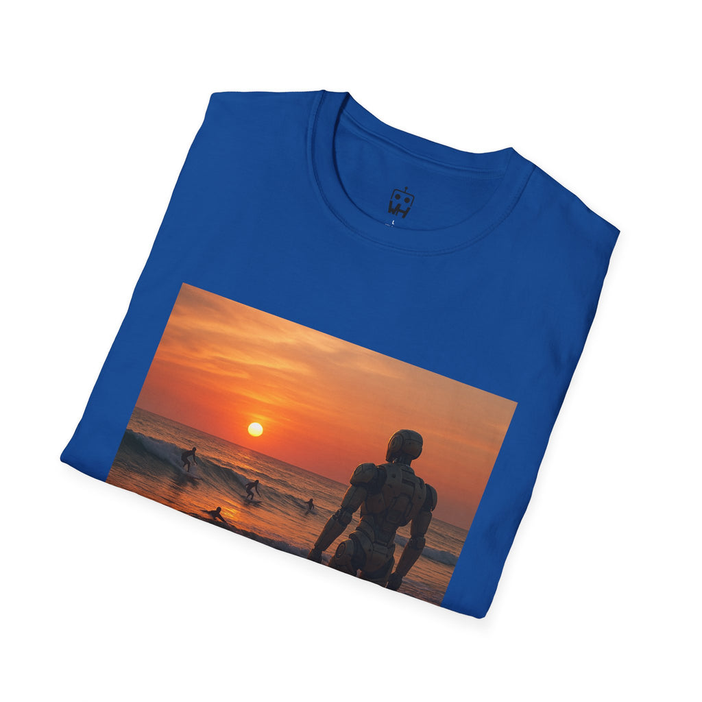 Sunset Surfer T-Shirt — Witness Human Beach Sunset Photography Tee
