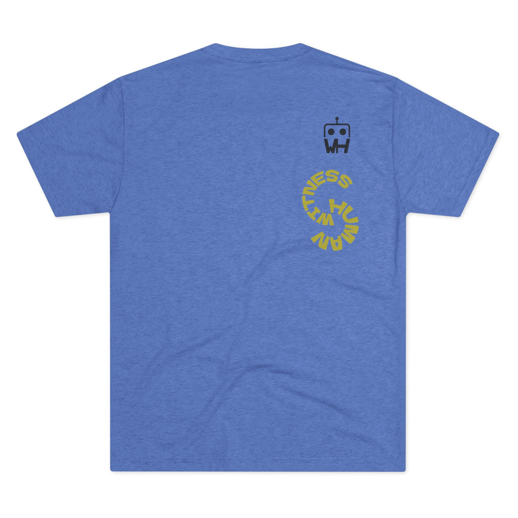 Surf Robot Graphic Tee — Vintage Beach Scene Crew T‑Shirt